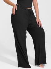 Lounge Ribbed Pants - Black